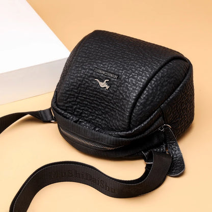 High Quality Soft Genuine Leather Shoulder Crossbody Bags For Women 2023 Luxury Women's Handbags Large Female Messenger Tote Sac