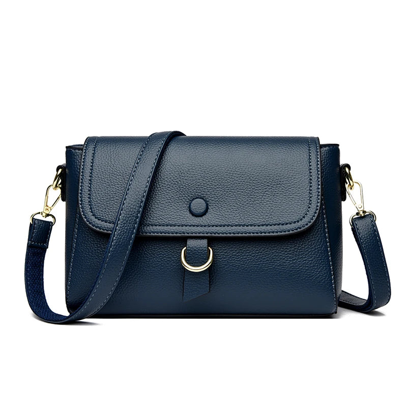 High Quality Soft Leather Handbag Women Luxury Purses Female Bag Designer Brand Ladies Shoulder Crossbody Bag 2023 Sac A Main