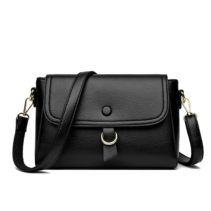 High Quality Soft Leather Handbag Women Luxury Purses Female Bag Designer Brand Ladies Shoulder Crossbody Bag 2023 Sac A Main