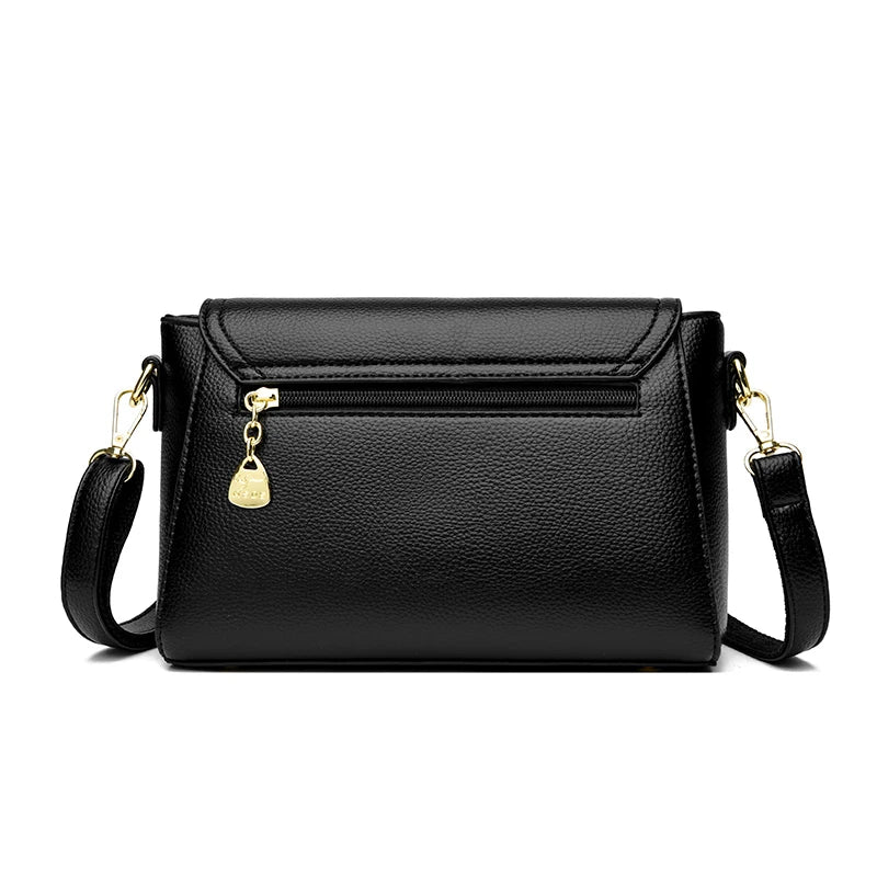 High Quality Soft Leather Handbag Women Luxury Purses Female Bag Designer Brand Ladies Shoulder Crossbody Bag 2023 Sac A Main