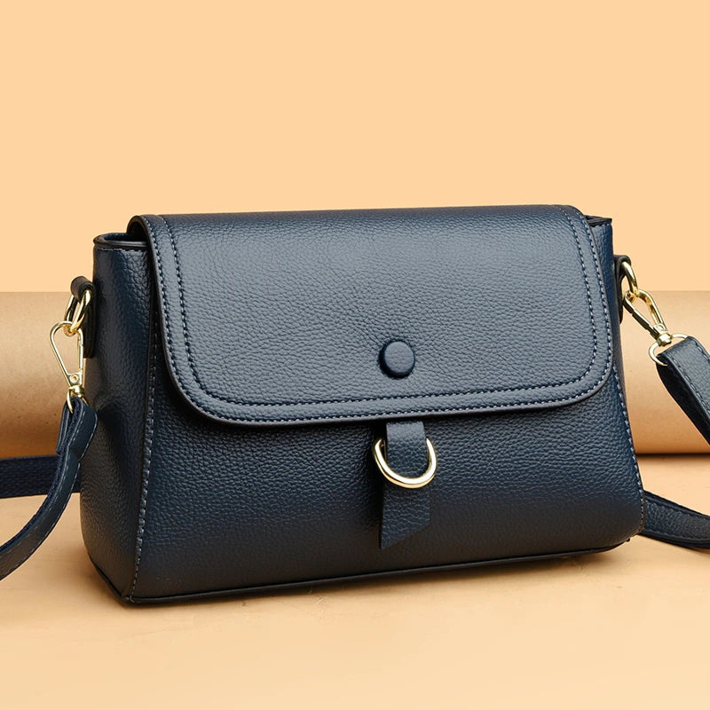 High Quality Soft Leather Handbag Women Luxury Purses Female Bag Designer Brand Ladies Shoulder Crossbody Bag 2023 Sac A Main