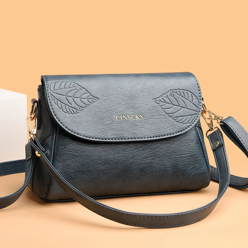 High Quality Soft Leather Handbags Women Luxury Purses Female Bag Designer Ladies Shoulder Crossbody Bags 2023 Tote Sac A Main