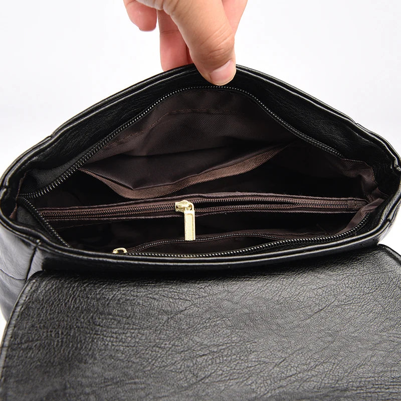 High Quality Soft Leather Handbags Women Luxury Purses Female Bag Designer Ladies Shoulder Crossbody Bags 2023 Tote Sac A Main