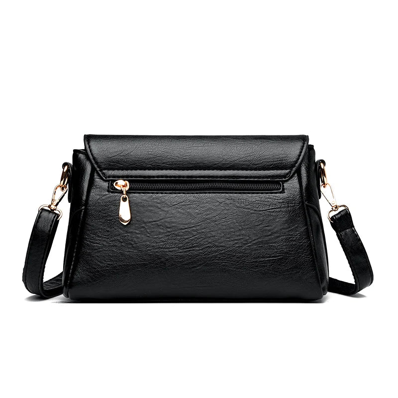 High Quality Soft Leather Handbags Women Luxury Purses Female Bag Designer Ladies Shoulder Crossbody Bags 2023 Tote Sac A Main