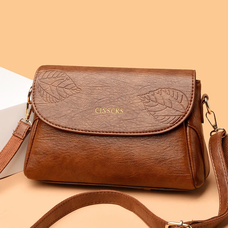 High Quality Soft Leather Handbags Women Luxury Purses Female Bag Designer Ladies Shoulder Crossbody Bags 2023 Tote Sac A Main