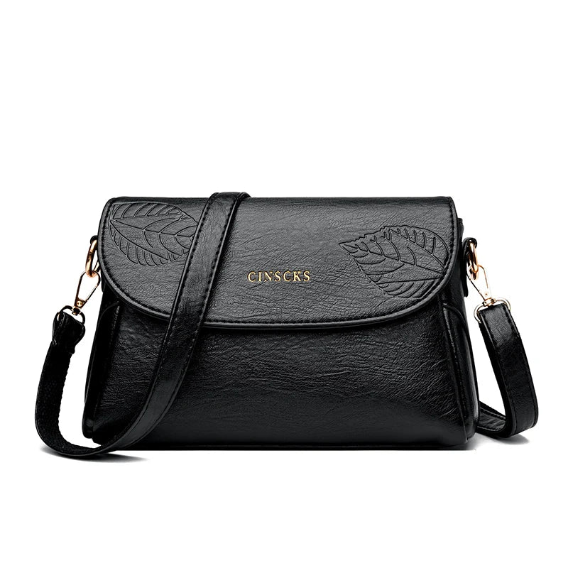 High Quality Soft Leather Handbags Women Luxury Purses Female Bag Designer Ladies Shoulder Crossbody Bags 2023 Tote Sac A Main