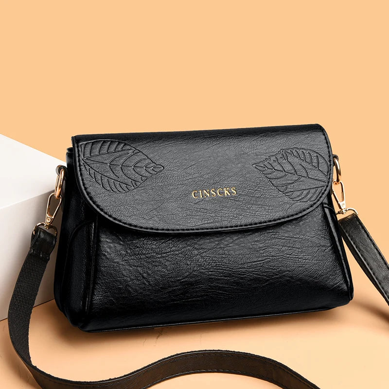 High Quality Soft Leather Handbags Women Luxury Purses Female Bag Designer Ladies Shoulder Crossbody Bags 2023 Tote Sac A Main