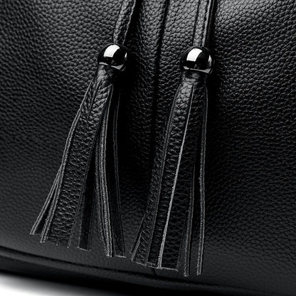 High Quality Soft Leather Ladies Backpack Fashion Crocodile Pattern Women's School Bag Solid Color Retro Casual Travel Backpacks