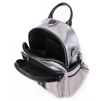 High Quality Soft Leather PU Backpacks With Diamond Inlaid Letter Design Backpack Luxury Brand Women's Travel Mochilas Sac A Dos
