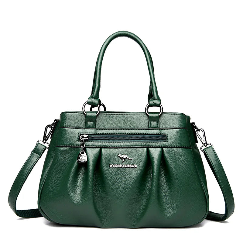 High Quality Soft Leather Shoulder Crossbody Bags For Women Large Capacity Luxury Bag Brand Designer Casual Handbag Sac A Main