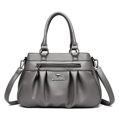High Quality Soft Leather Shoulder Crossbody Bags For Women Large Capacity Luxury Bag Brand Designer Casual Handbag Sac A Main