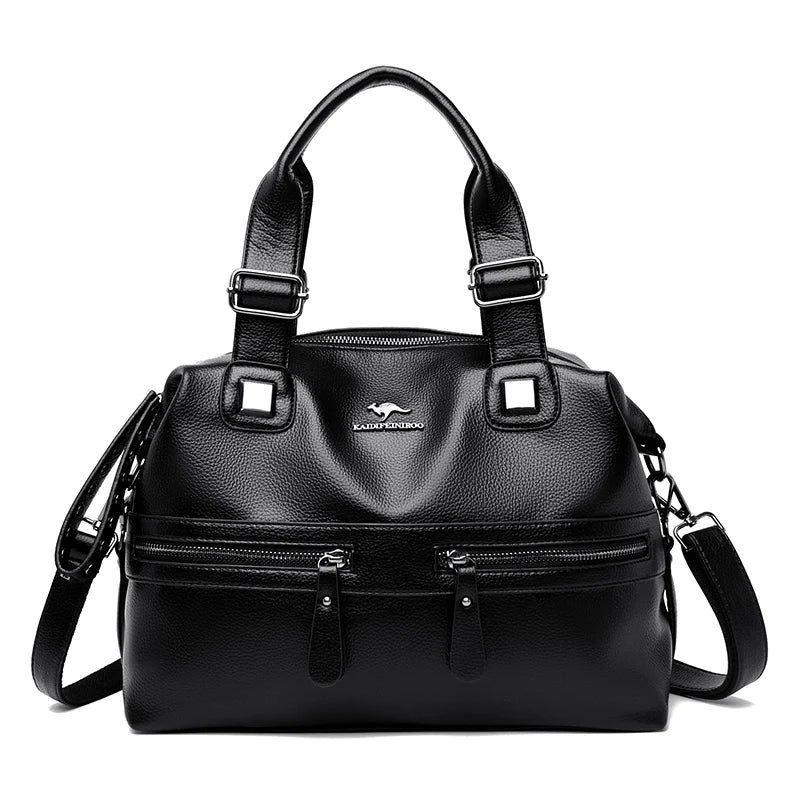 High Quality Soft Leather Shoulder Crossbody Bags For Women Large Capacity Luxury Bag Brand Designer Casual Handbag Sac A Main