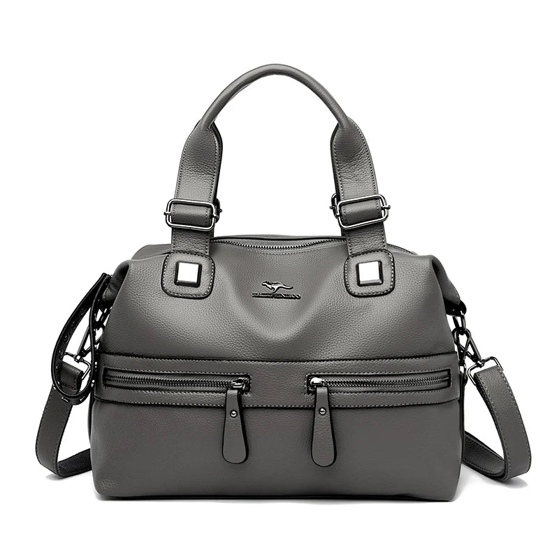 High Quality Soft Leather Shoulder Crossbody Bags For Women Large Capacity Luxury Bag Brand Designer Casual Handbag Sac A Main