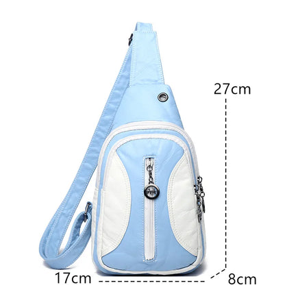 High Quality Soft PU Leather Shoulder Crossbody Bags For Women 2023 Luxury Handbags Multifunctional Fashion Female Bag Chest Bag