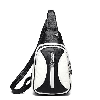 High Quality Soft PU Leather Shoulder Crossbody Bags For Women 2023 Luxury Handbags Multifunctional Fashion Female Bag Chest Bag
