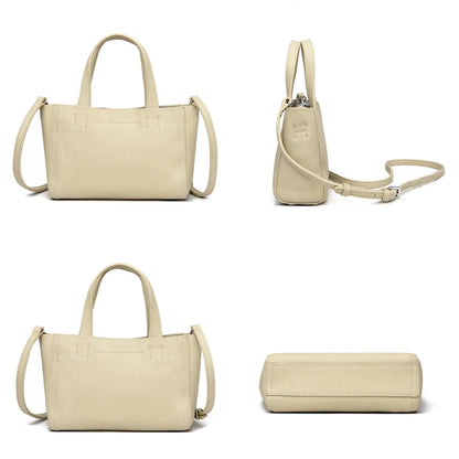 High Quality Solid Color 100% Cowhide Shoulder Crossbody Bags For Women Small Genuine Leather Handbags Female Messenger Tote Sac