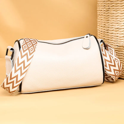 High Quality Solid Color Cow Leather Female Messenger Bag Ladies Handbags 100% Genuine Leather Shoulder Crossbody Bags For Women