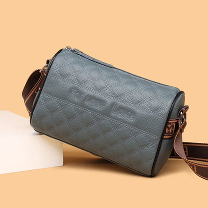 High Quality Solid Color Genuine Leather Women Shoulder Crossbody Bag 2022 Cow Leather Ladies Handbag Large Female Messenger Sac