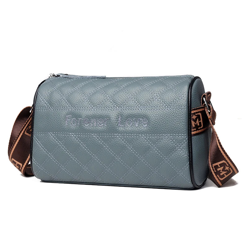 High Quality Solid Color Genuine Leather Women Shoulder Crossbody Bag 2022 Cow Leather Ladies Handbag Large Female Messenger Sac