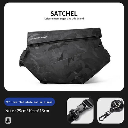 High Quality Trend Men's Large Chest Pack Waterproof Multifunction Shoulder Bags Daily Sport Cycling Male Crossbody Sling Bag