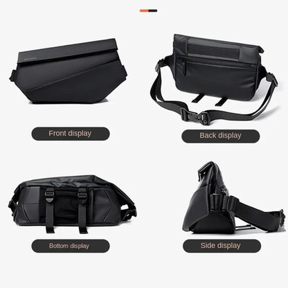 High Quality Trend Men's Large Chest Pack Waterproof Multifunction Shoulder Bags Daily Sport Cycling Male Crossbody Sling Bag