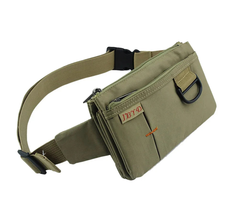 High Quality Unisex Waist Fanny Pack Cell/Mobile Phone Case Pocket Polyester Bag Purse Brand Travel Casual Belt Hip Bum Bags