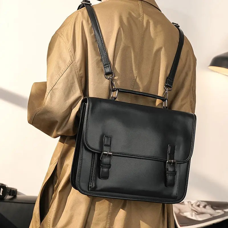 High Quality Vnitage Style Unisex Briefcases Backpacks Women Man Students School Business Laptop Shoulder Bags HandBags Bookbags