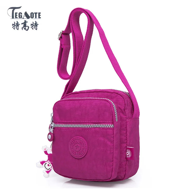 High Quality Waterproof Men Women Shoulder Messenger Bag Cross Body Phone Purse Lightweight Blue Black Red Purple
