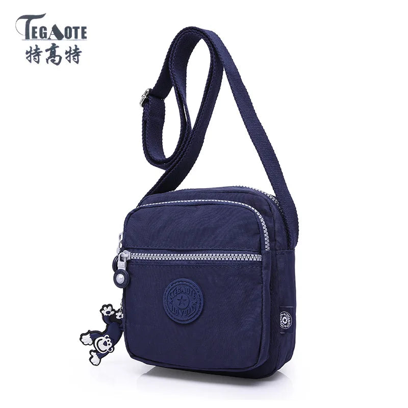 High Quality Waterproof Men Women Shoulder Messenger Bag Cross Body Phone Purse Lightweight Blue Black Red Purple