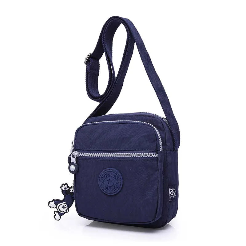 High Quality Waterproof Men Women Shoulder Messenger Bag Cross Body Phone Purse Lightweight Blue Black Red Purple
