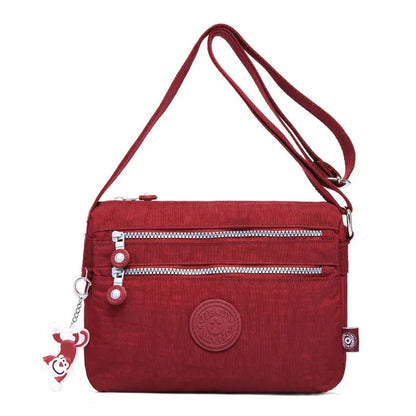 High Quality Waterproof Men Women Shoulder Messenger Bag Small Cross Body Phone Purse Lightweight Blue Black Red Purple