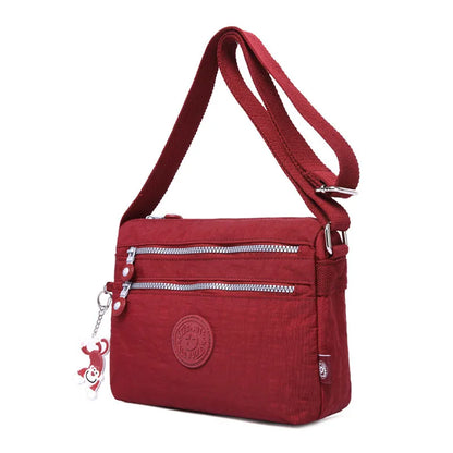 High Quality Waterproof Men Women Shoulder Messenger Bag Small Cross Body Phone Purse Lightweight Blue Black Red Purple