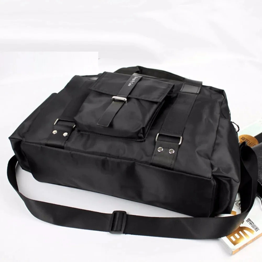 High Quality Waterproof Nylon Men Cross Body Shoulder Messenger Laptop Designer Travel Famous Riding Male Handbag Tote Bag