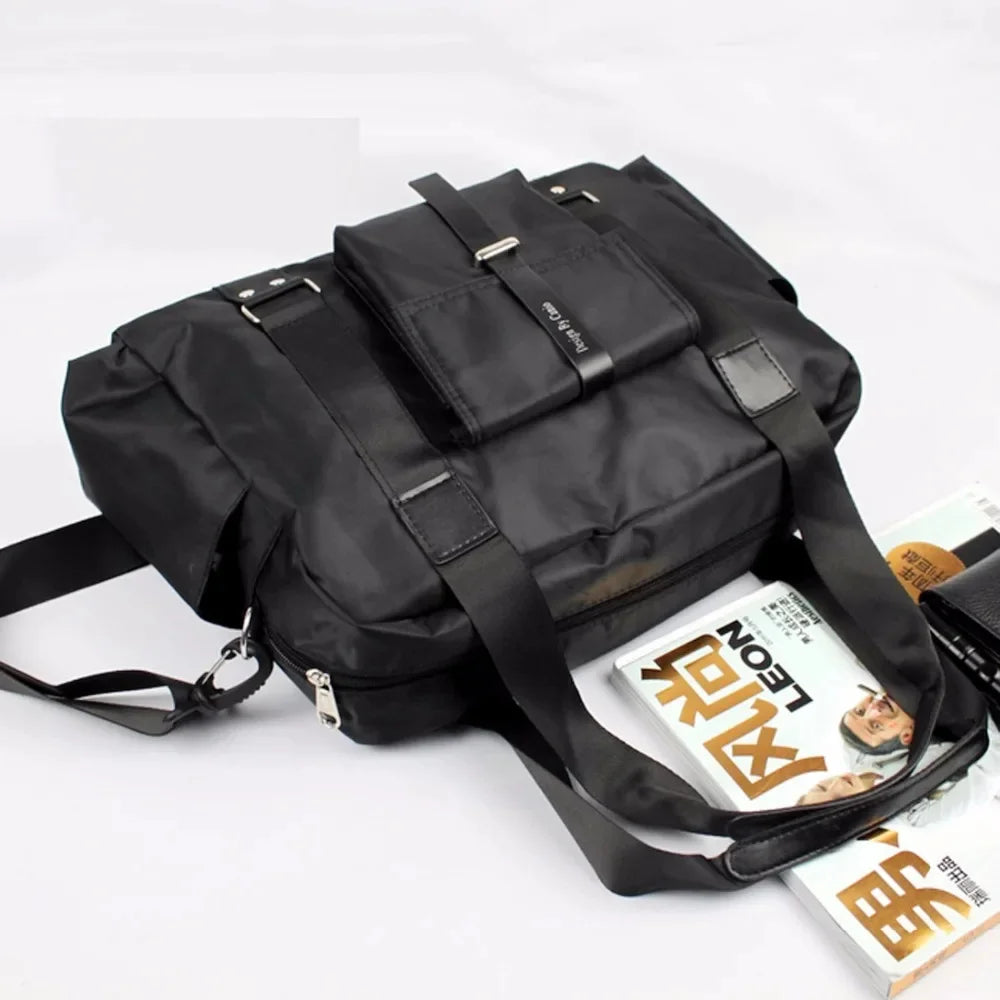 High Quality Waterproof Nylon Men Cross Body Shoulder Messenger Laptop Designer Travel Famous Riding Male Handbag Tote Bag