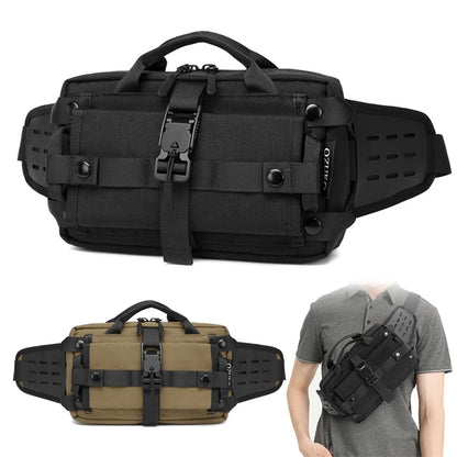 High Quality Waterproof Oxford Men's Waist Bags Multifunction Outdoor Travel Chest Packs Fashion Unisex Sport Crossbody Bag Male