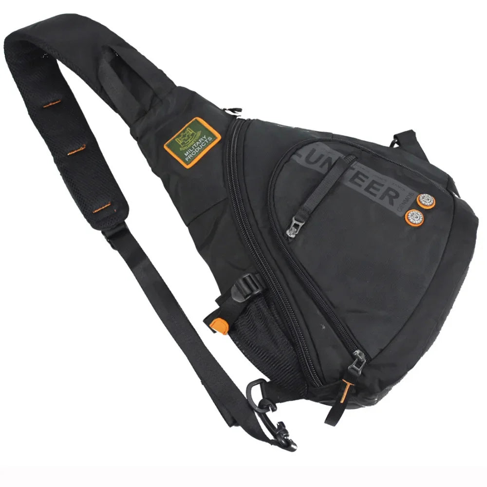 High Quality Waterproof Oxford Sling Rucksack Backpack Knapsack School Military Travel Men Shoulder Cross Body Chest Bags