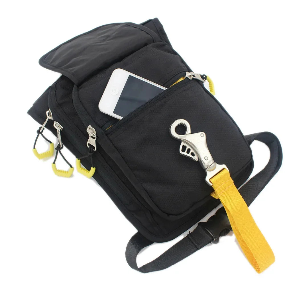 High Quality Waterproof Oxford Waist Fanny Pack Motorcycle Rider Military Travel Small Messenger Shoulder Hip Belt Leg Bag New