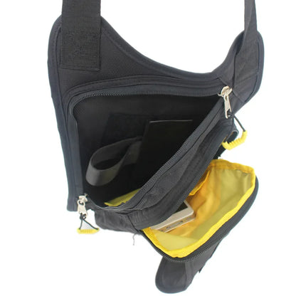 High Quality Waterproof Oxford Waist Fanny Pack Motorcycle Rider Military Travel Small Messenger Shoulder Hip Belt Leg Bag New
