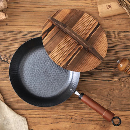 High Quality Wok Traditional Chinese Handmade Wok Non-Stick Pan Uncoated Induction Cooker Gas Stove Cooker