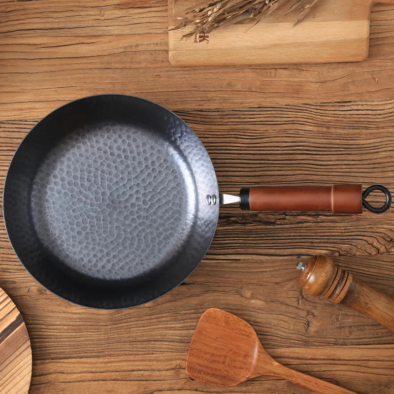 High Quality Wok Traditional Chinese Handmade Wok Non-Stick Pan Uncoated Induction Cooker Gas Stove Cooker