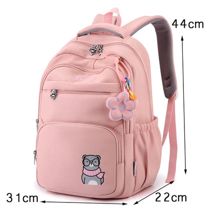 High Quality Woman Backpack Fashion Schoolbag For teenage Girls boys Multi-pocket Rucksack 2023 New