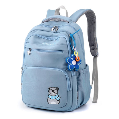 High Quality Woman Backpack Fashion Schoolbag For teenage Girls boys Multi-pocket Rucksack 2023 New