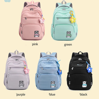 High Quality Woman Backpack Fashion Schoolbag For teenage Girls boys Multi-pocket Rucksack 2023 New