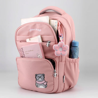 High Quality Woman Backpack Fashion Schoolbag For teenage Girls boys Multi-pocket Rucksack 2023 New
