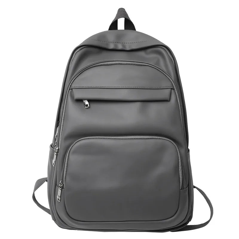 High Quality Woman Backpack Leather Rucksack Women's Knapsack Multi-pocket Bagpacks School Bags for Teenage Girls Boys Mochila