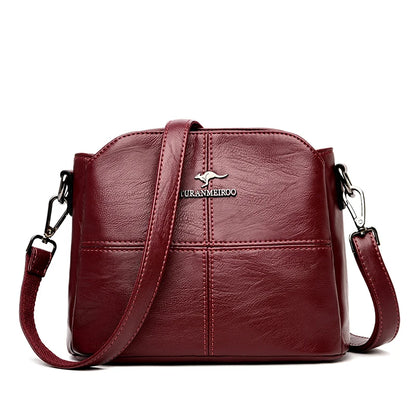 High Quality Woman Messenger Bag Luxury Soft Leather Handbag and Purses Women's Bags Designer Famous Brand Female Shoulder Totes