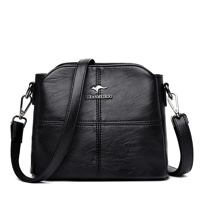 High Quality Woman Messenger Bag Luxury Soft Leather Handbag and Purses Women's Bags Designer Famous Brand Female Shoulder Totes