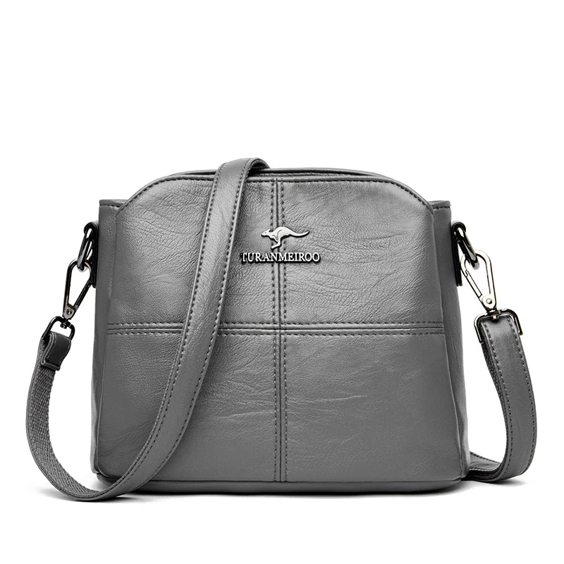 High Quality Woman Messenger Bag Luxury Soft Leather Handbag and Purses Women's Bags Designer Famous Brand Female Shoulder Totes