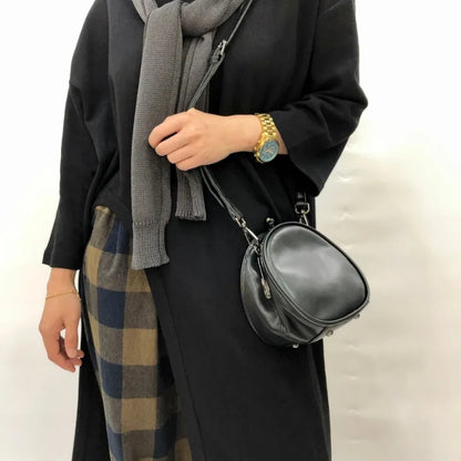High Quality Women Genuine Leather Shoulder Bags Luxury Vintage Large Capacity Handbags Female 2024 New Mobile Phone Bag