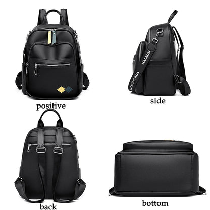 High Quality Youth Soft Leather Backpacks for Teenage Girls Female School Bag Hot Sale Backpacks 2024 New Fashion Woman Backpack